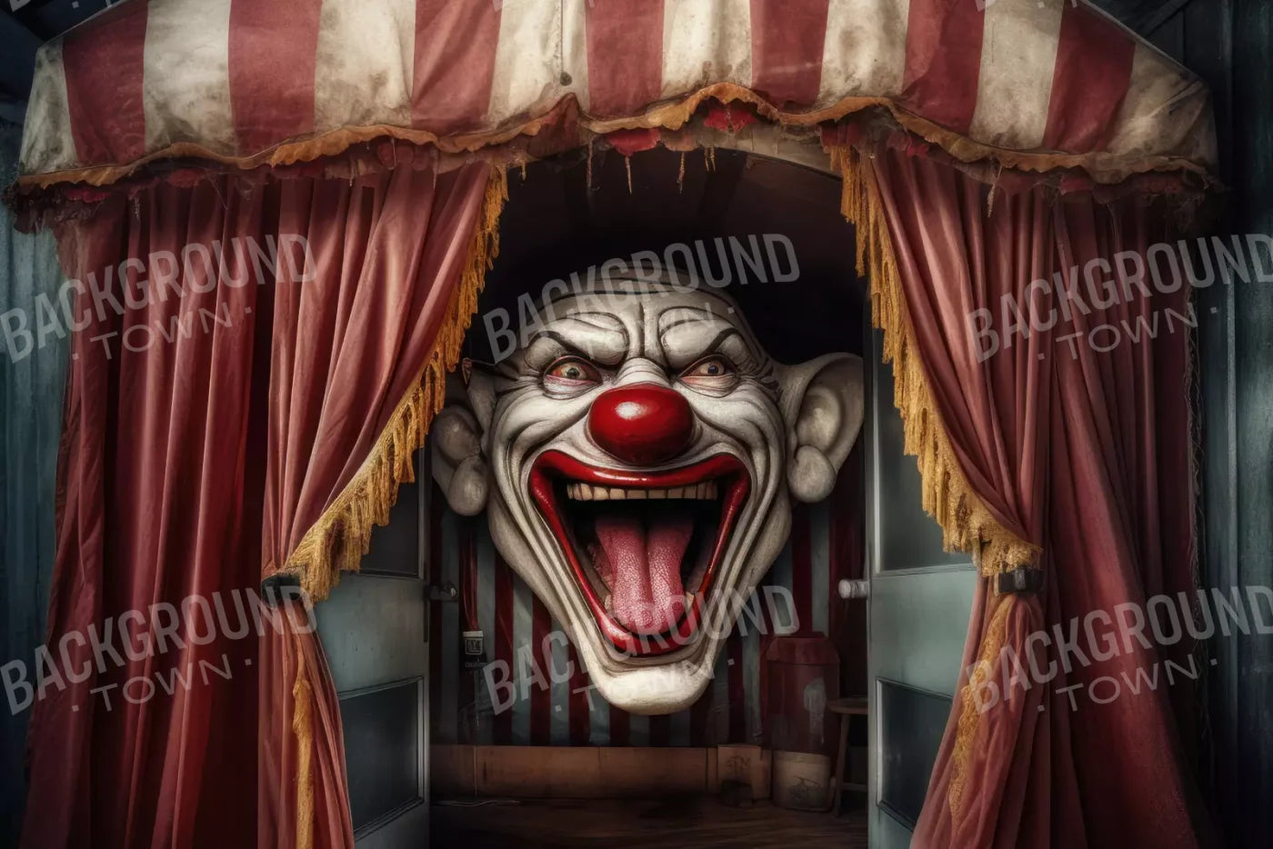 Circus Fright 8X5 Ultracloth ( 96 X 60 Inch ) Backdrop