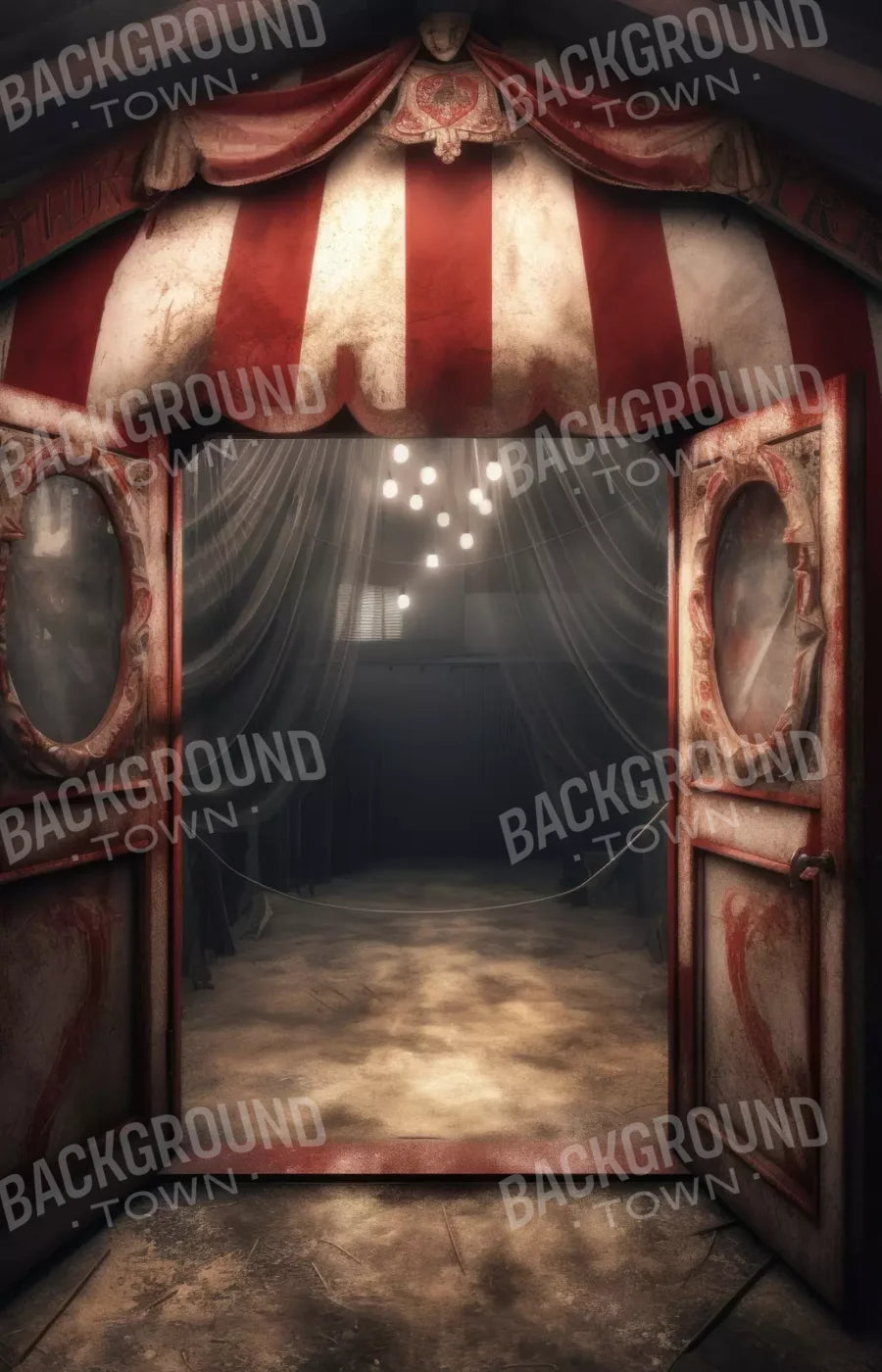 Circus Night 8X12 Ultracloth ( 96 X 144 Inch ) Backdrop
