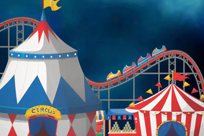 Circus Summer Affair 8X5 Ultracloth ( 96 X 60 Inch ) Backdrop