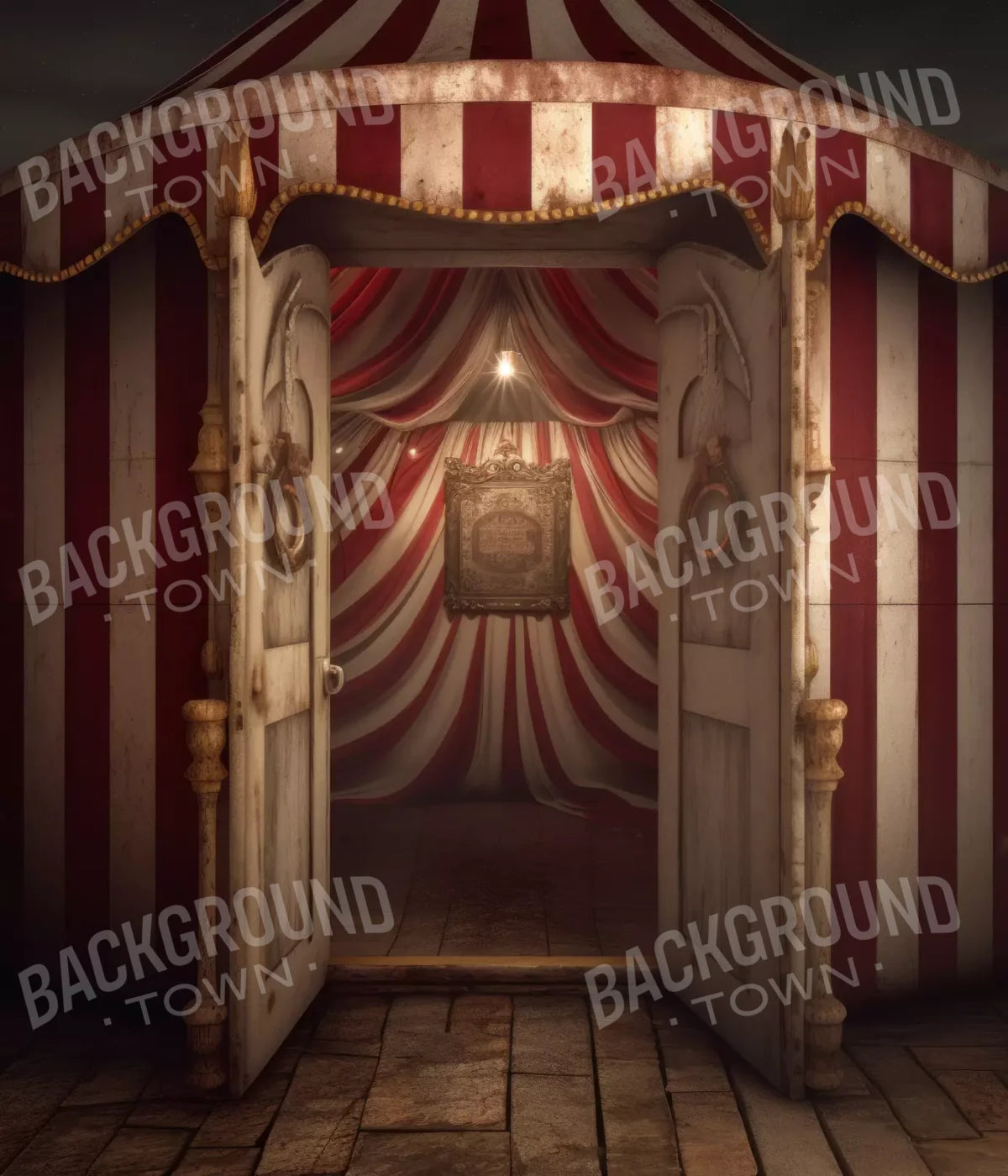 Circus Tent 10X12 Ultracloth ( 120 X 144 Inch ) Backdrop