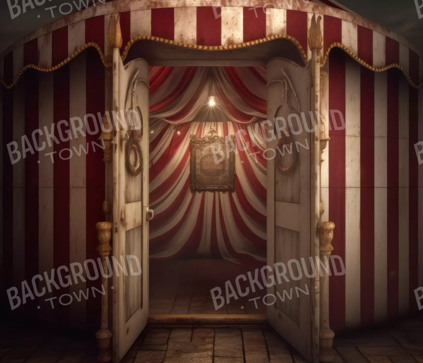Circus Tent 12X10 Ultracloth ( 144 X 120 Inch ) Backdrop