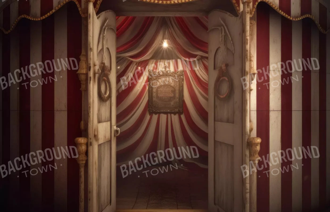 Circus Tent 12X8 Ultracloth ( 144 X 96 Inch ) Backdrop