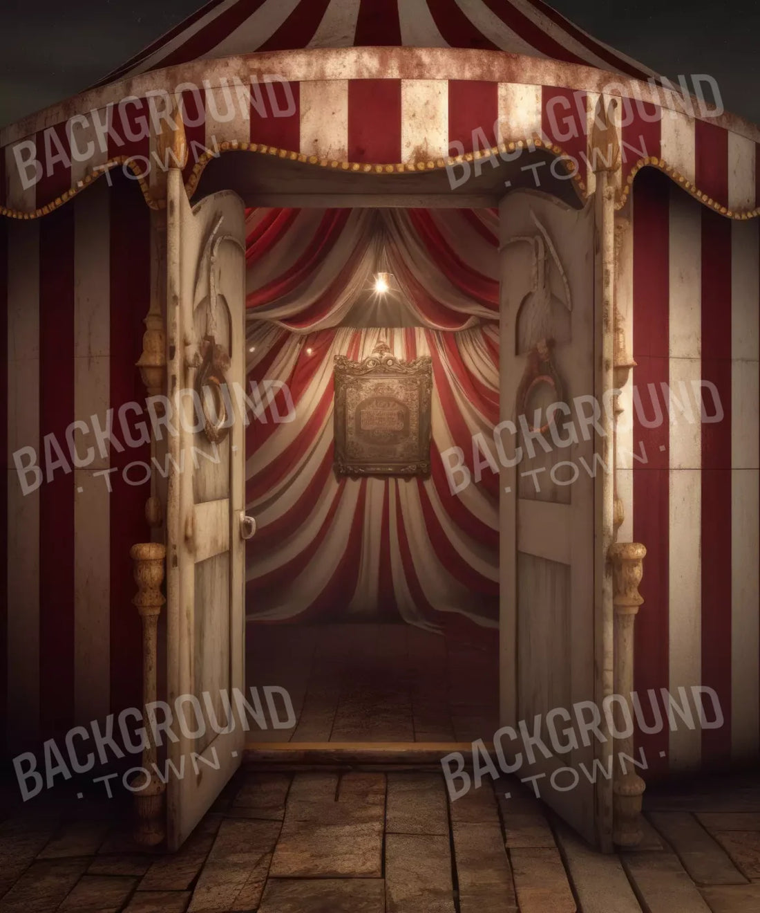 Red Halloween Backdrop for Photography