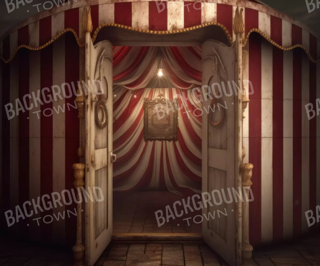 Circus Tent 5X42 Fleece ( 60 X 50 Inch ) Backdrop
