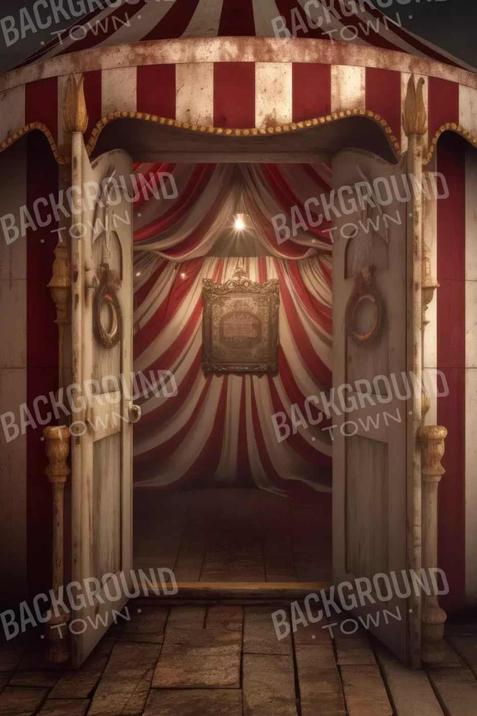 Circus Tent 5X8 Ultracloth ( 60 X 96 Inch ) Backdrop
