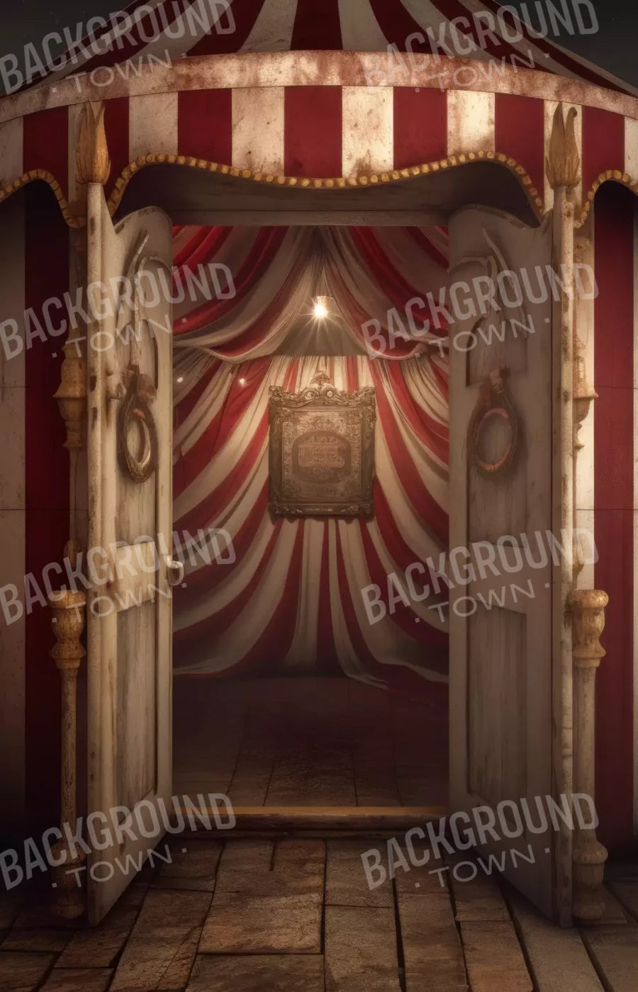Circus Tent 8X12 Ultracloth ( 96 X 144 Inch ) Backdrop