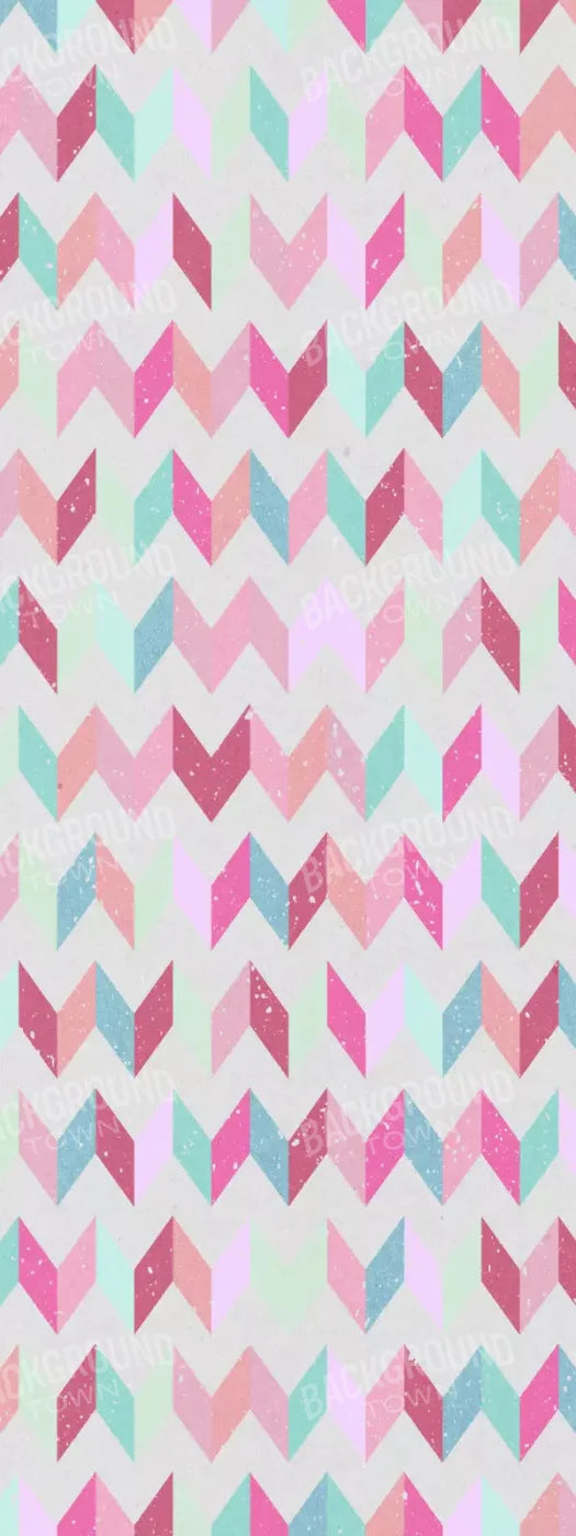 Claire Chevron 8X20 Ultracloth ( 96 X 240 Inch ) Backdrop