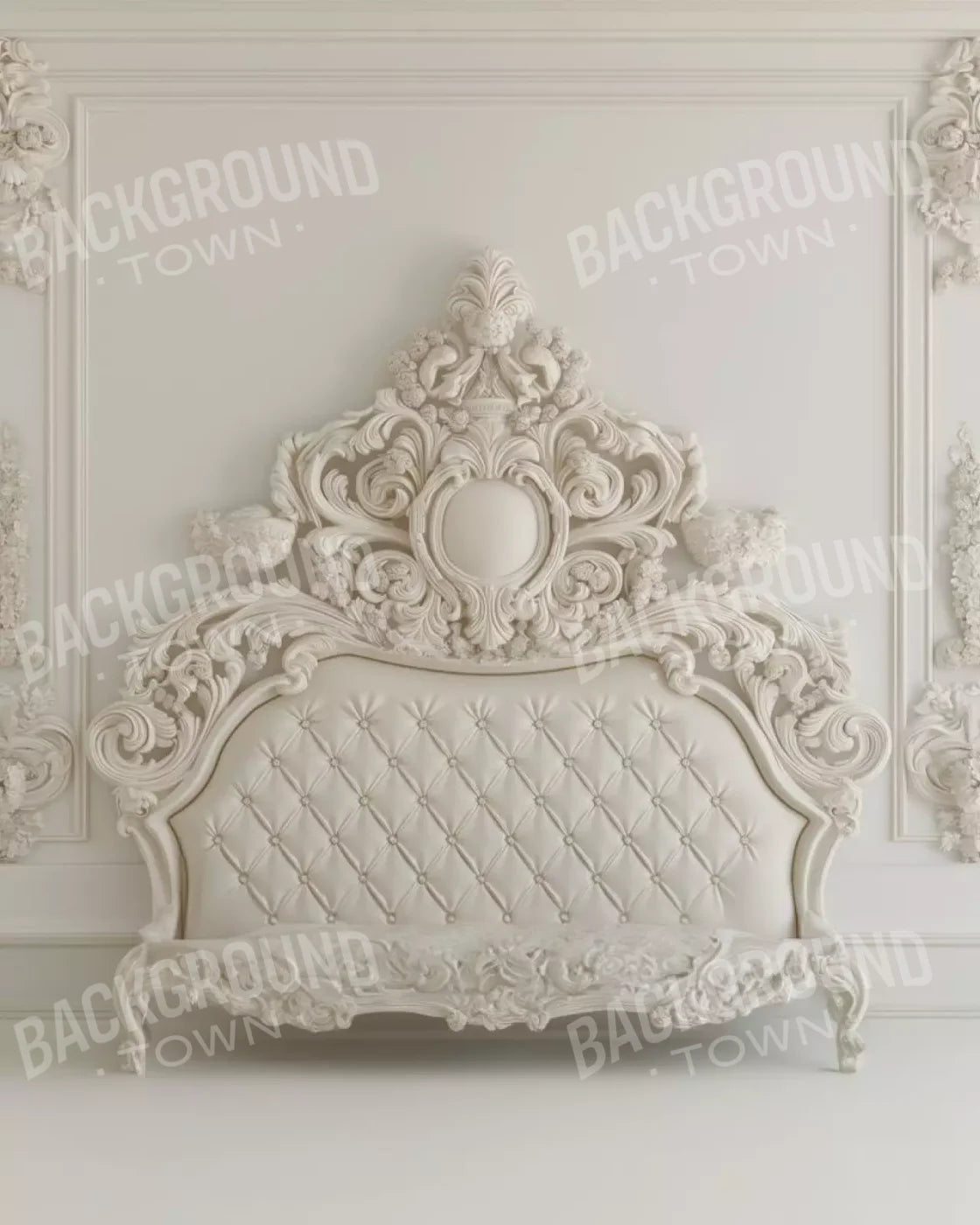 Classic Bedroom Wall 8’X10’ Fleece (96 X 120 Inch) Backdrop
