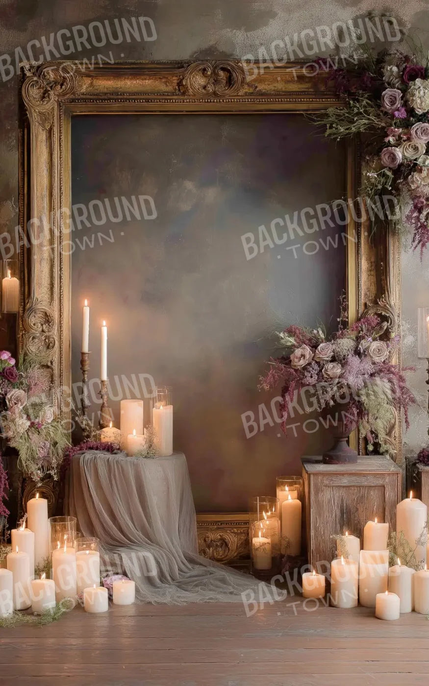 Candles And Mirror 5’x8’ UltraCloth (60 x 96 inch) Backdrop