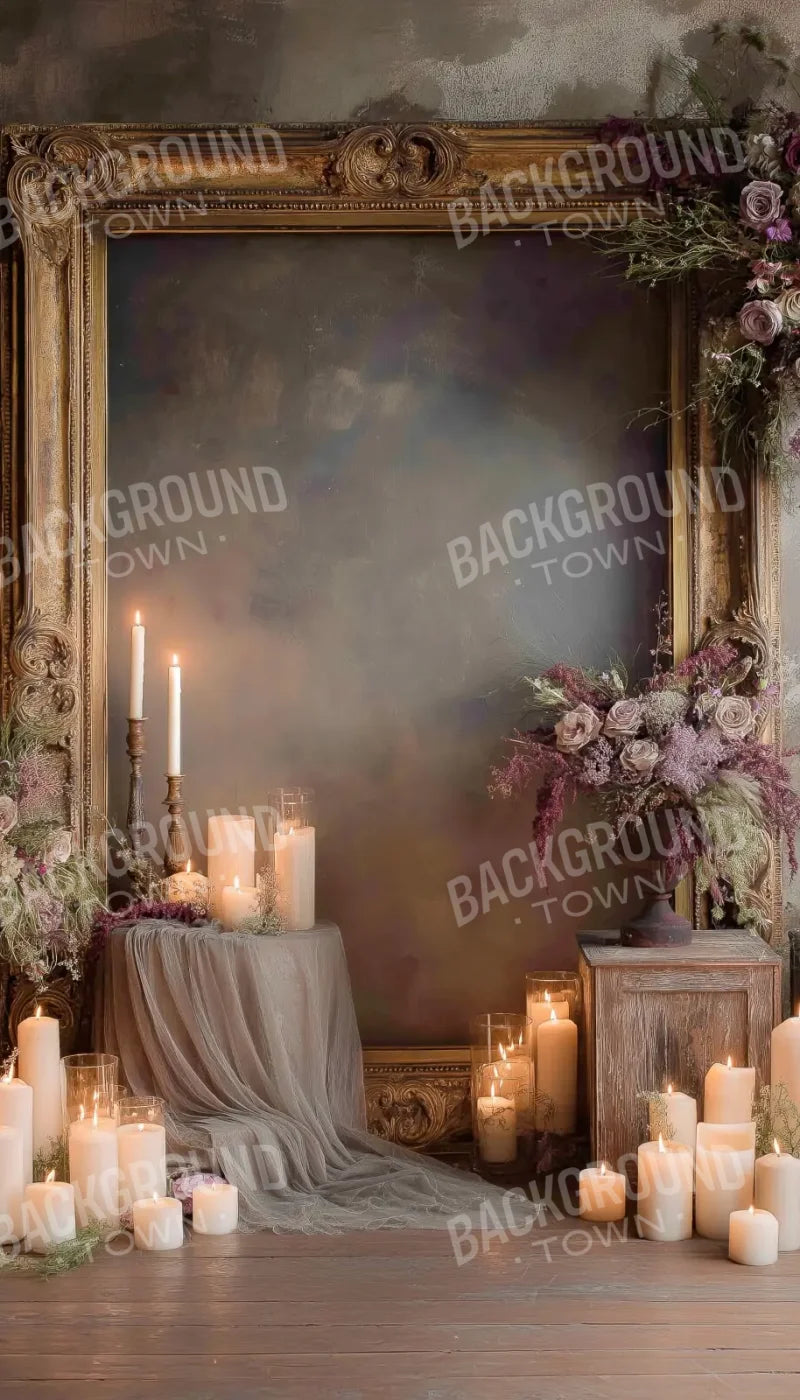 Candles And Mirror 8’x14’ UltraCloth (96 x 168 inch) Backdrop