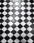 Black and White Checkered RubberMat Floor Backdrop for Photography