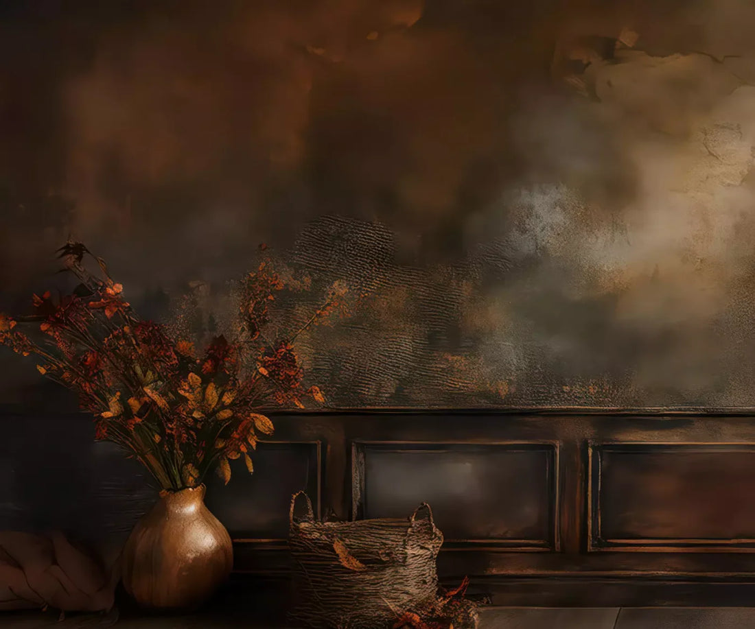 Classic Fireplace Wall 5’x4’2 Fleece (60 x 50 inch) Backdrop