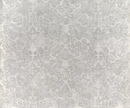Classic Texture Warm Gray Damask 5X42 Fleece ( 60 X 50 Inch ) Backdrop