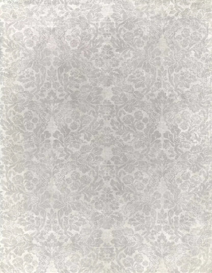 Classic Texture Warm Gray Damask 6X8 Fleece ( 72 X 96 Inch ) Backdrop