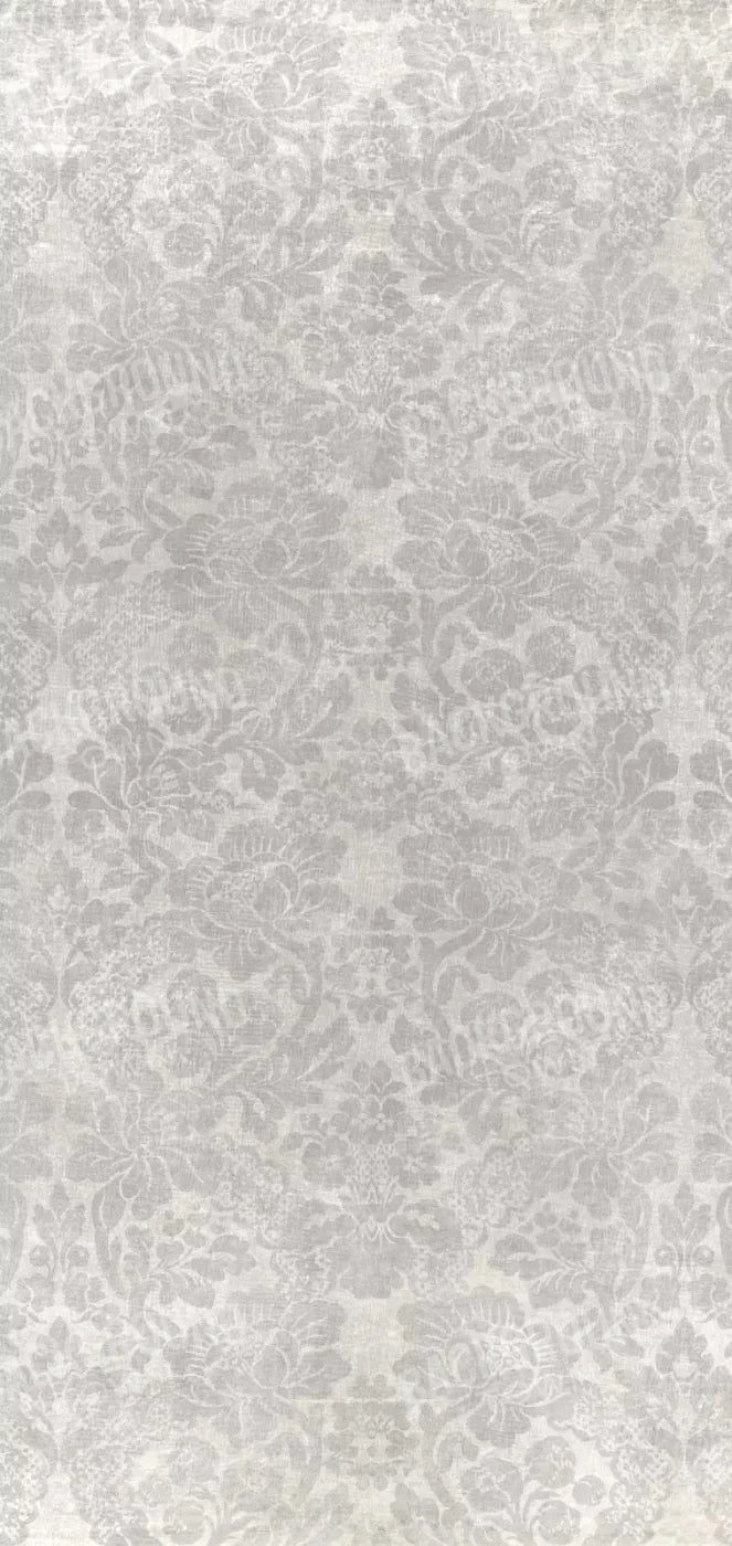 Classic Texture Warm Gray Damask 8X16 Ultracloth ( 96 X 192 Inch ) Backdrop