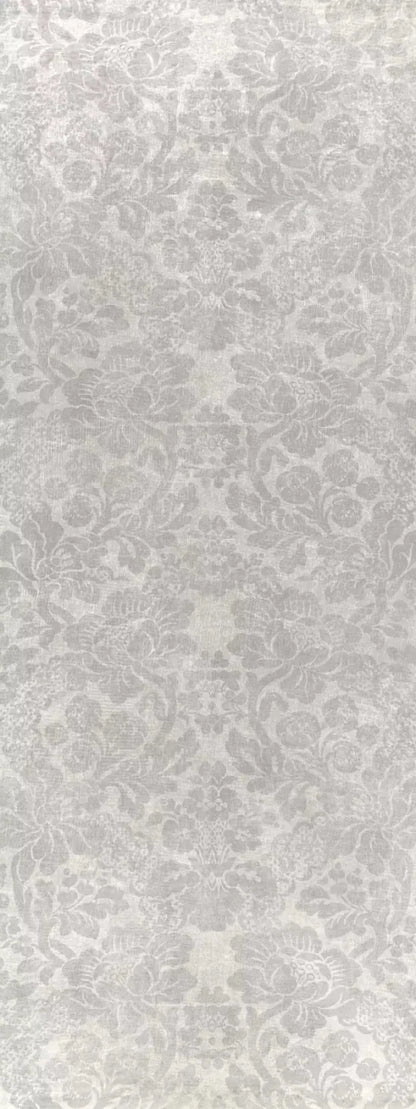 Classic Texture Warm Gray Damask 8X20 Ultracloth ( 96 X 240 Inch ) Backdrop