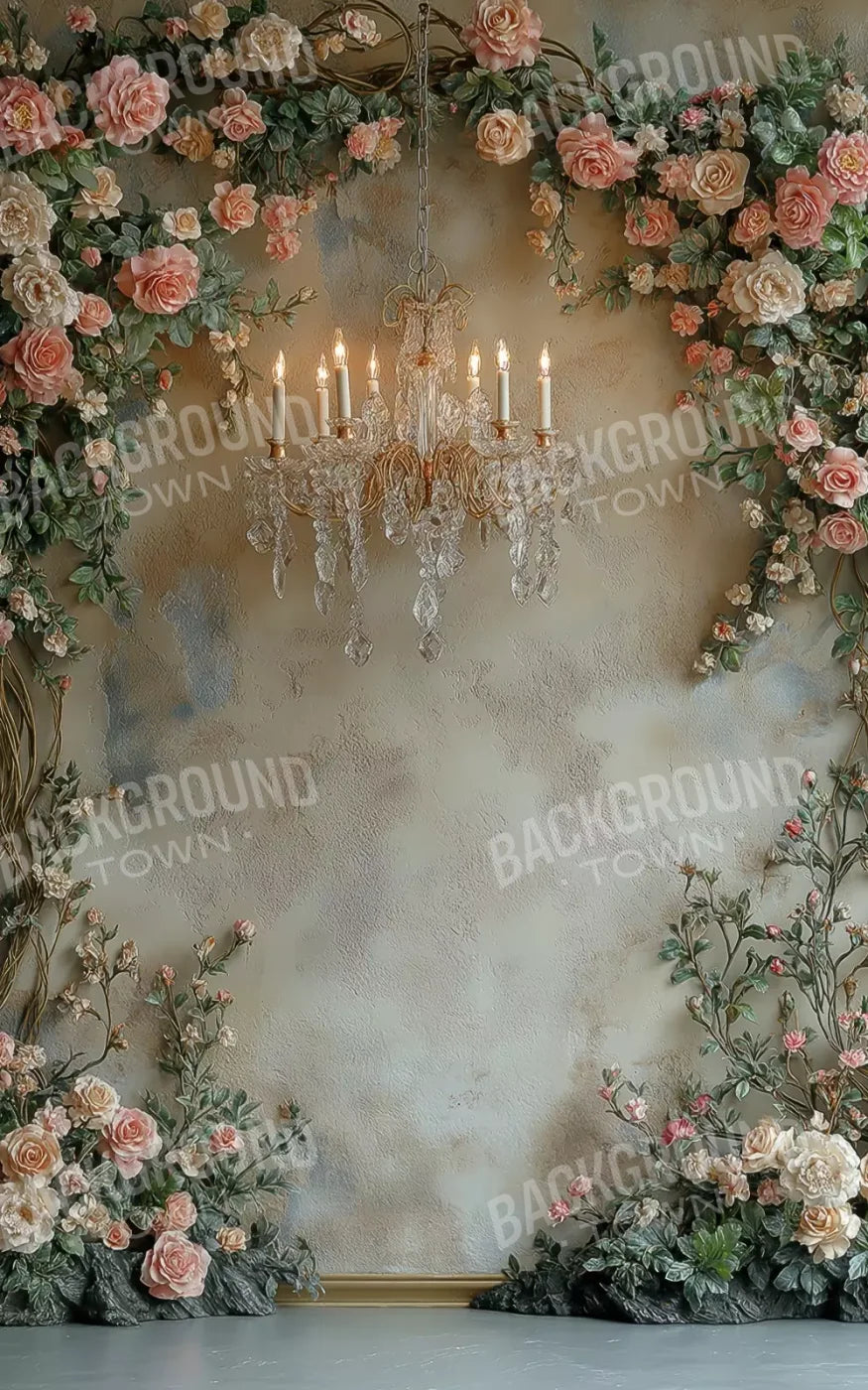 Climbing Pink Roses Arch 5’X8’ Ultracloth (60 X 96 Inch) Backdrop