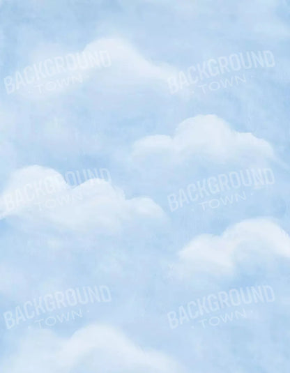 Cloudy Day 6X8 Fleece ( 72 X 96 Inch ) Backdrop