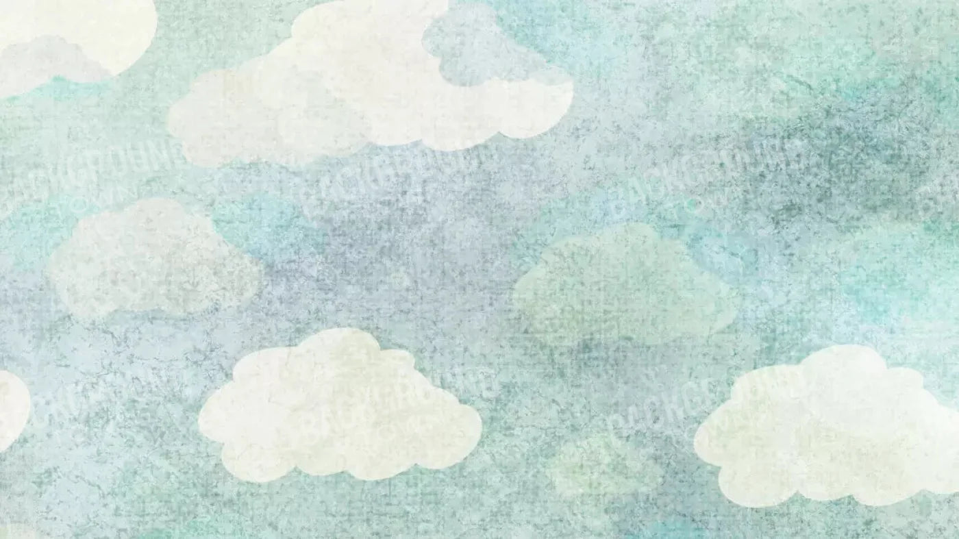 Cloudy Skies 14X8 Ultracloth ( 168 X 96 Inch ) Backdrop