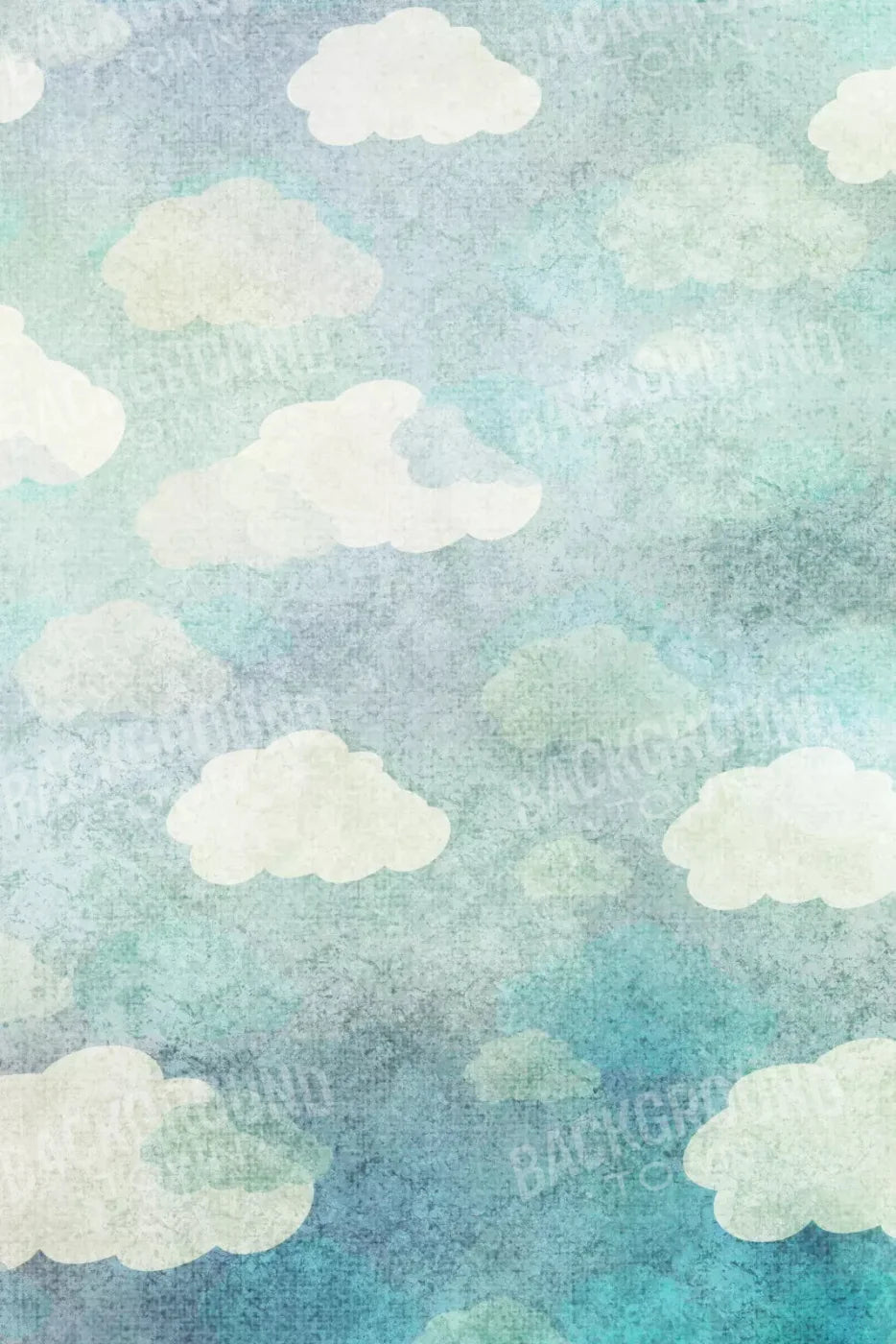 Cloudy Skies 5X8 Ultracloth ( 60 X 96 Inch ) Backdrop