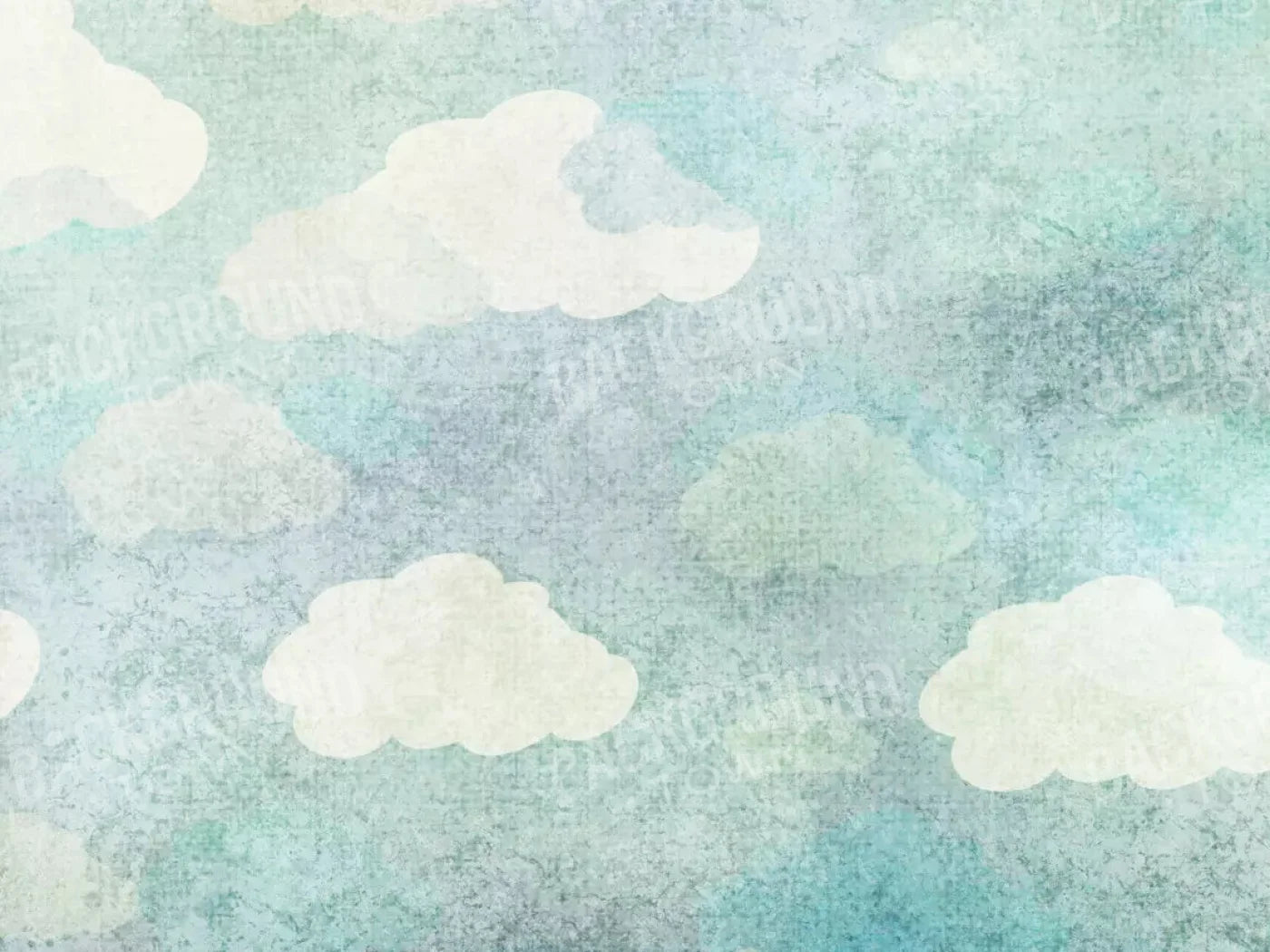 Cloudy Skies 68X5 Fleece ( 80 X 60 Inch ) Backdrop