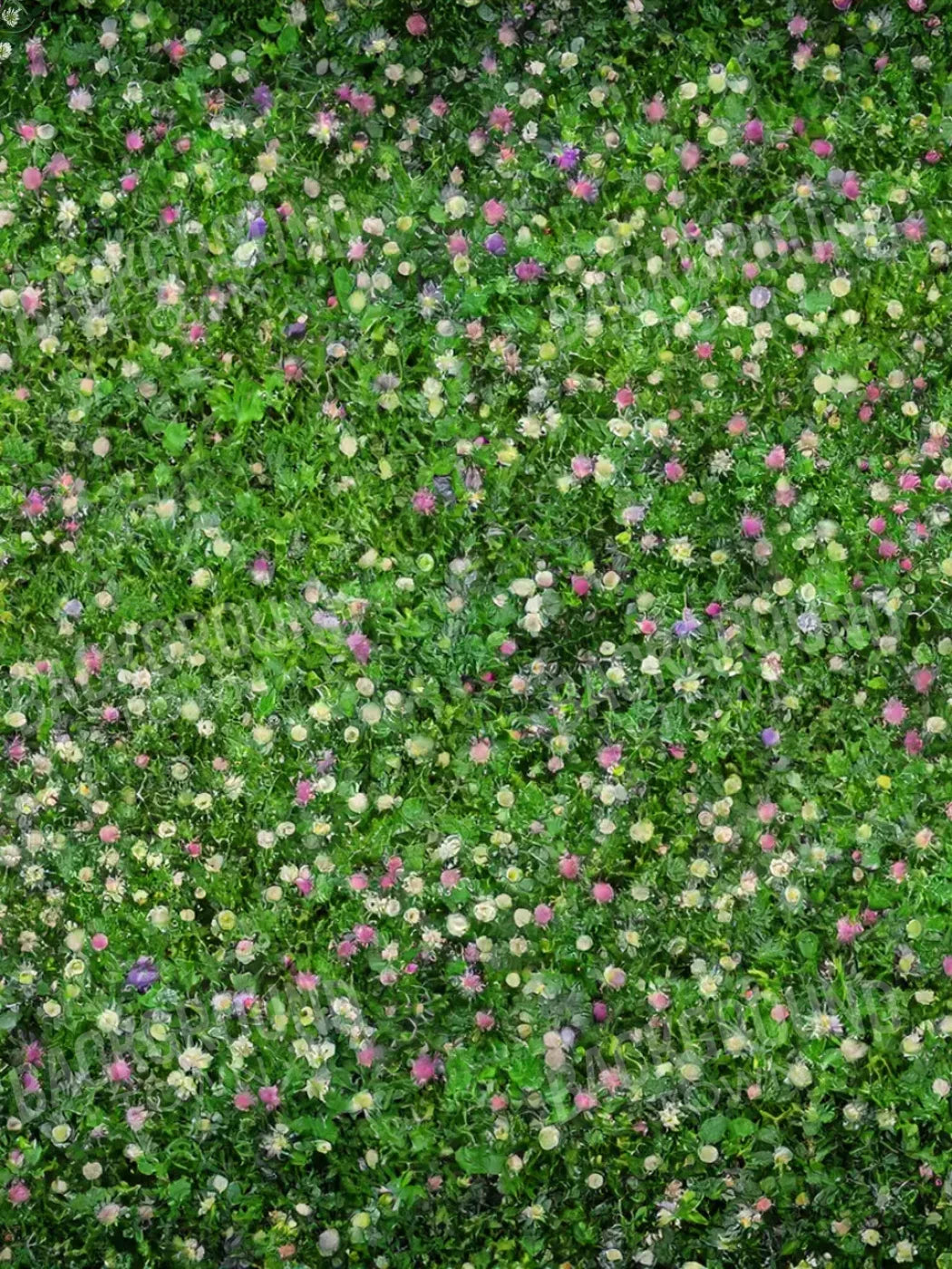 Clover Fields 5’X6’8 Fleece (60 X 80 Inch) Backdrop