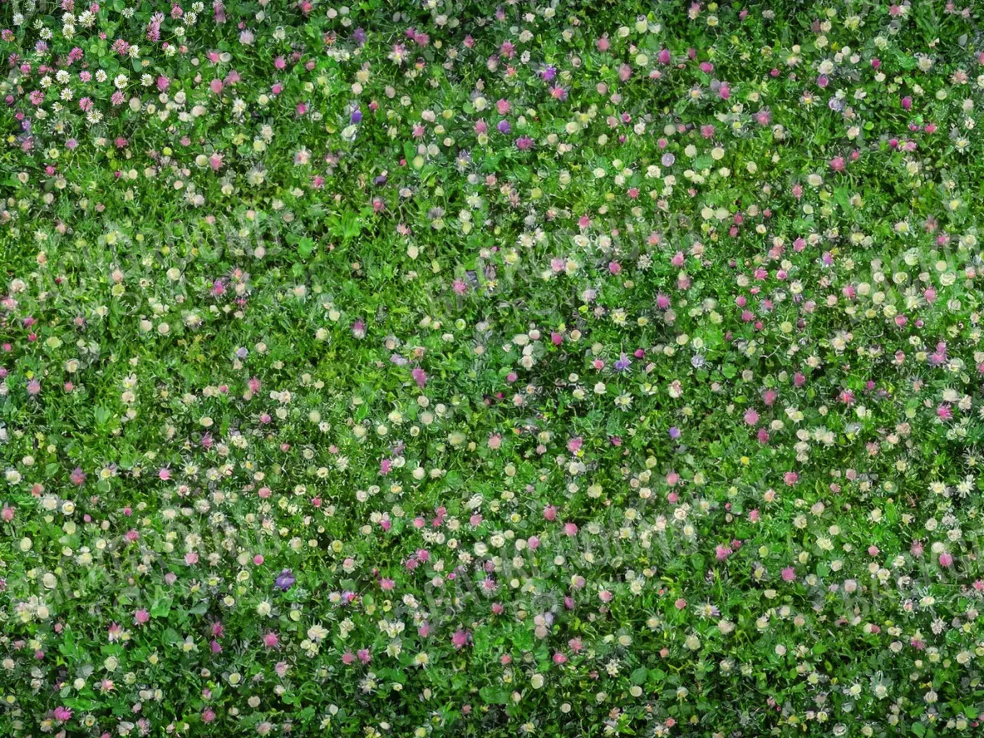 Clover Fields 8’X6’ Fleece (96 X 72 Inch) Backdrop