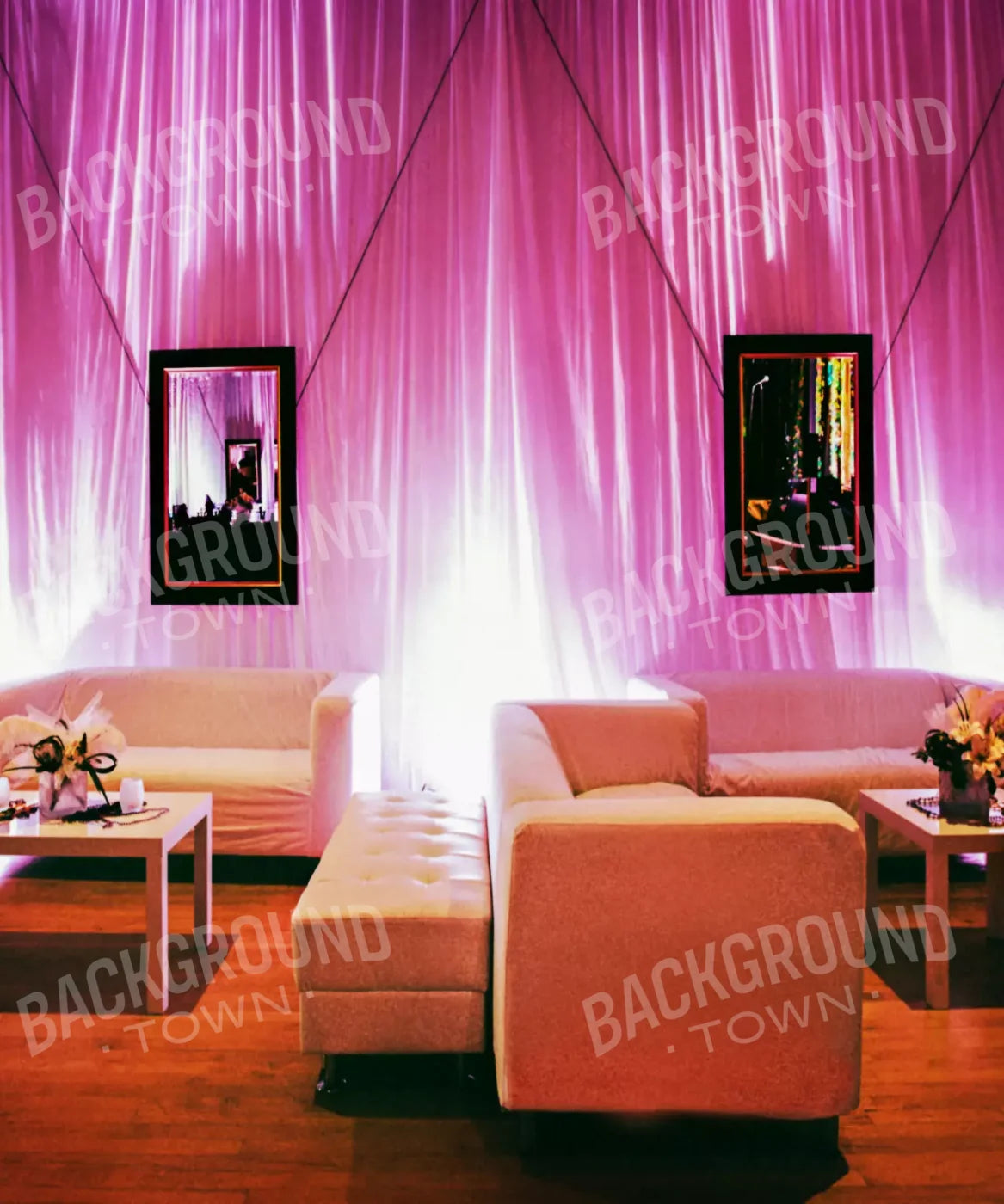 Pink Set Designs Backdrop for Photography