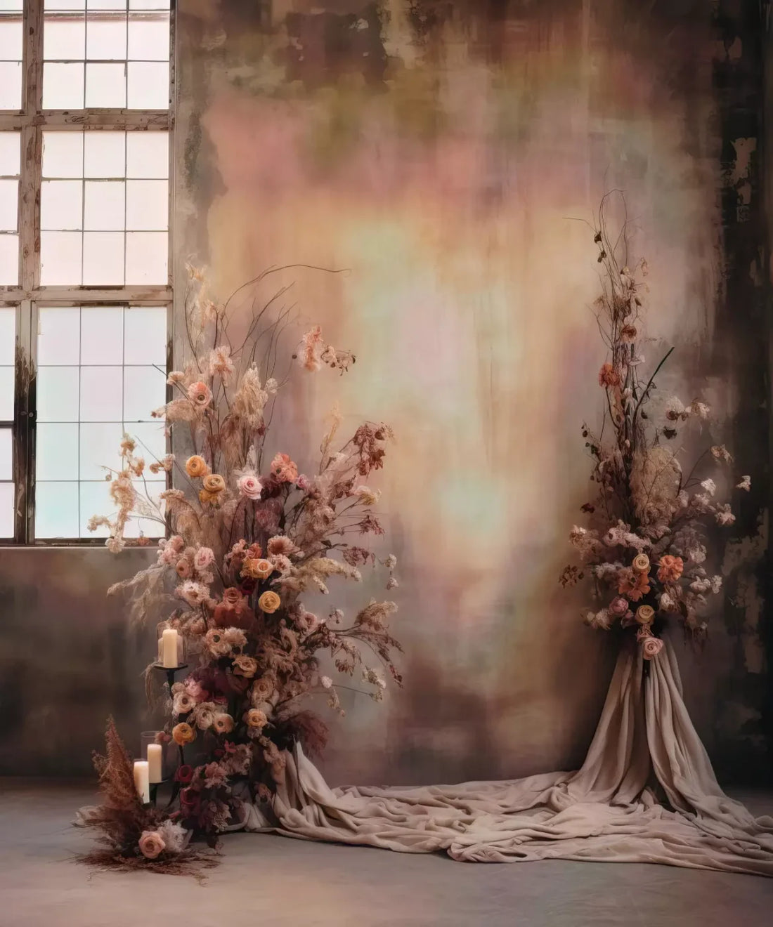 Beige Elegant Fine Art Backdrop for Photography
