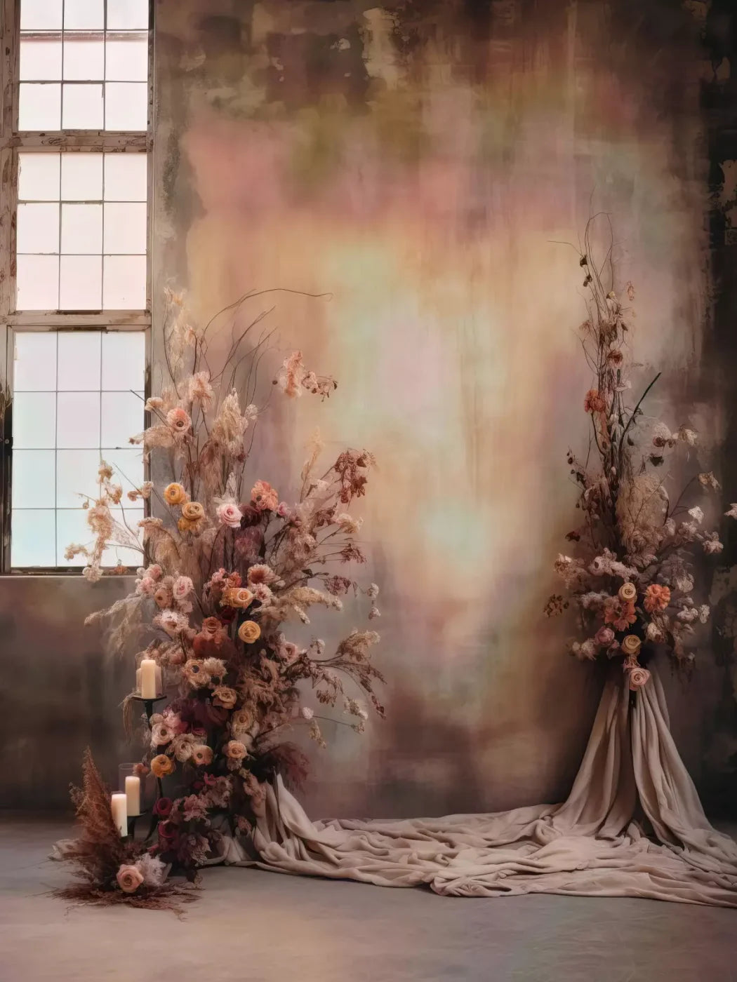 Cocoa Artistry 5X68 Fleece ( 60 X 80 Inch ) Backdrop