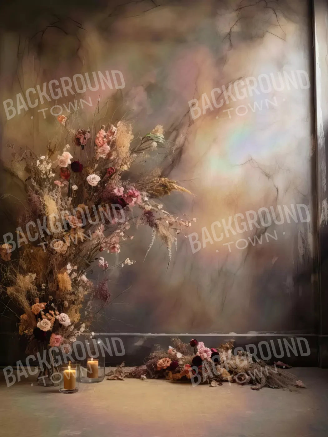 Cocoa Artistry Iii 5X68 Fleece ( 60 X 80 Inch ) Backdrop