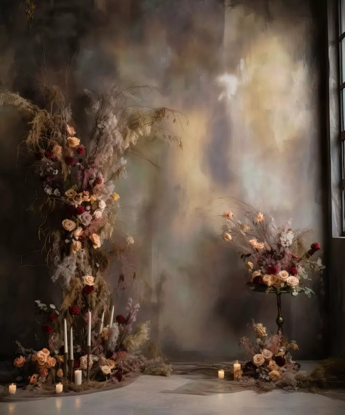 Gray Elegant Fine Art Backdrop for Photography