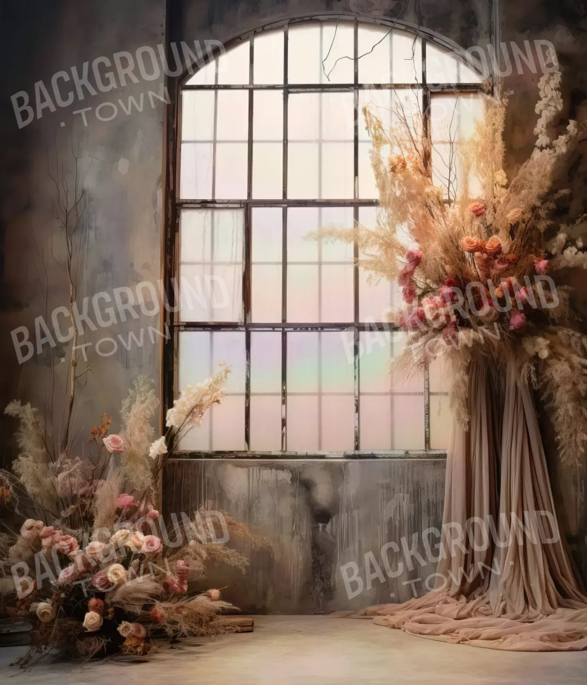 Cocoa Artistry Window Ii 10X12 Ultracloth ( 120 X 144 Inch ) Backdrop