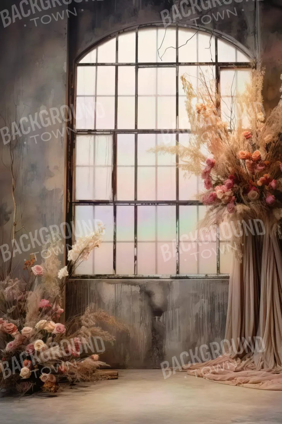 Cocoa Artistry Window Ii 5X8 Ultracloth ( 60 X 96 Inch ) Backdrop