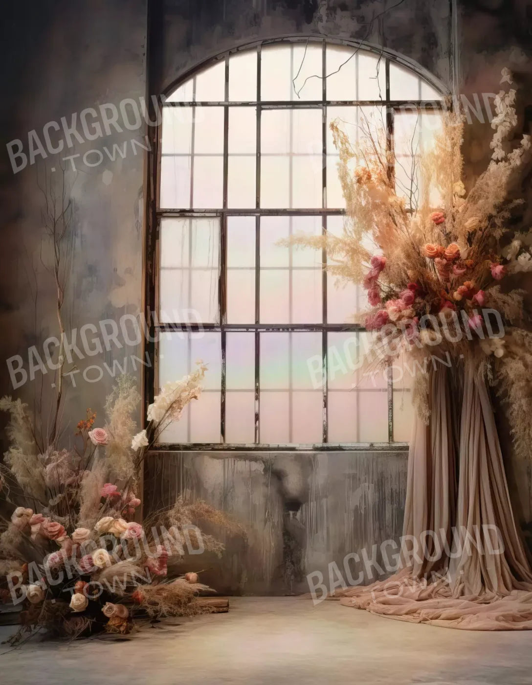Cocoa Artistry Window Ii 6X8 Fleece ( 72 X 96 Inch ) Backdrop