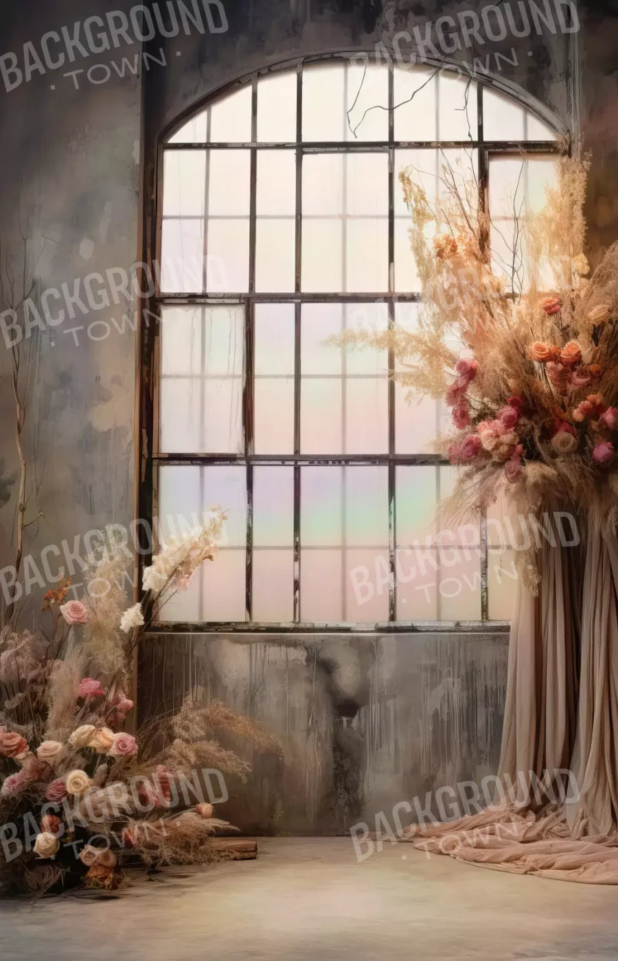 Cocoa Artistry Window Ii 8X12 Ultracloth ( 96 X 144 Inch ) Backdrop