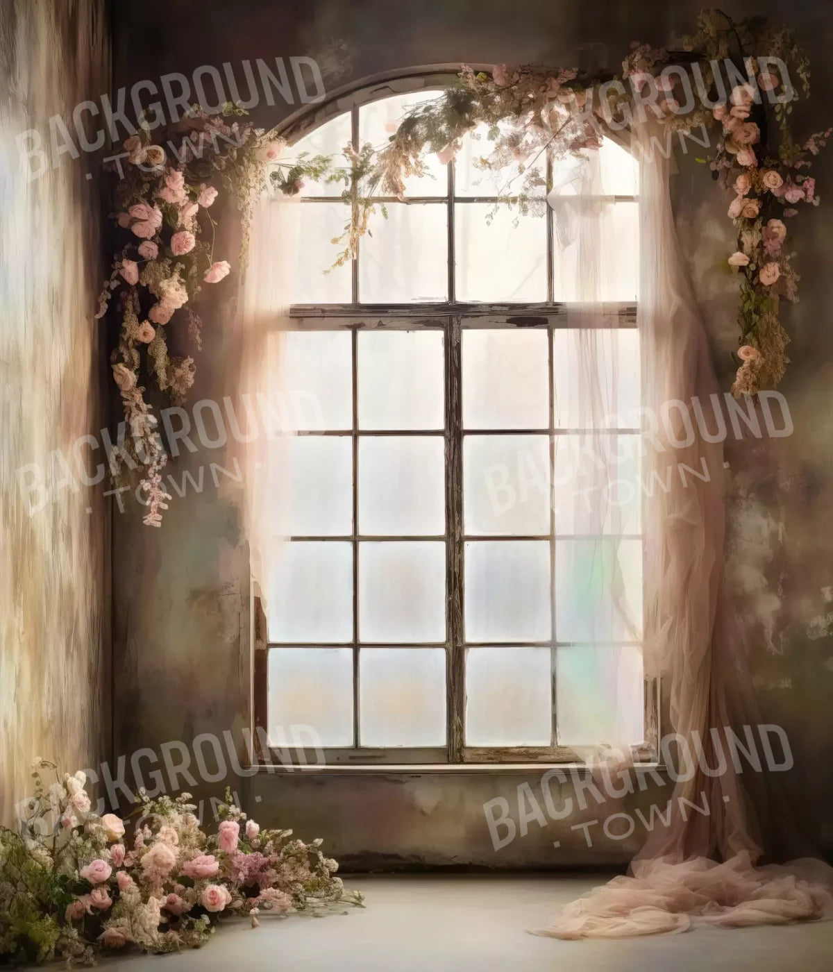 Cocoa Artistry Window Iii 10X12 Ultracloth ( 120 X 144 Inch ) Backdrop