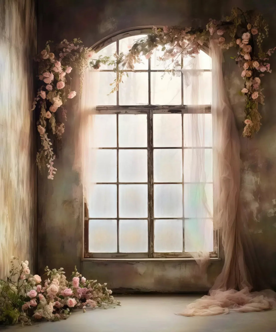 Beige Elegant Fine Art Backdrop for Photography