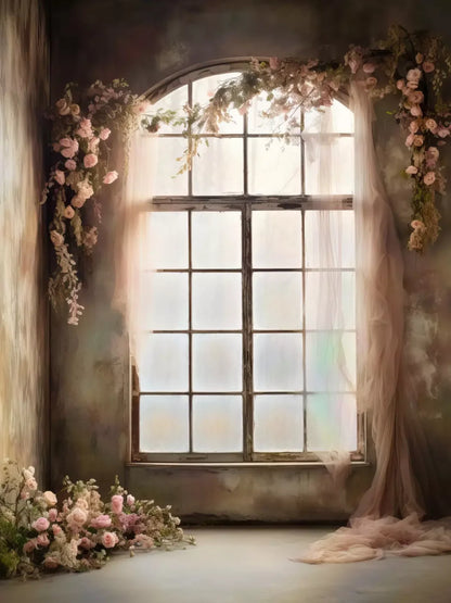 Cocoa Artistry Window Iii 8X10 Fleece ( 96 X 120 Inch ) Backdrop