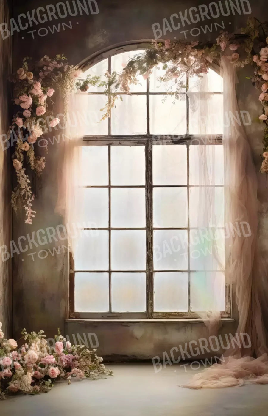 Cocoa Artistry Window Iii 8X12 Ultracloth ( 96 X 144 Inch ) Backdrop