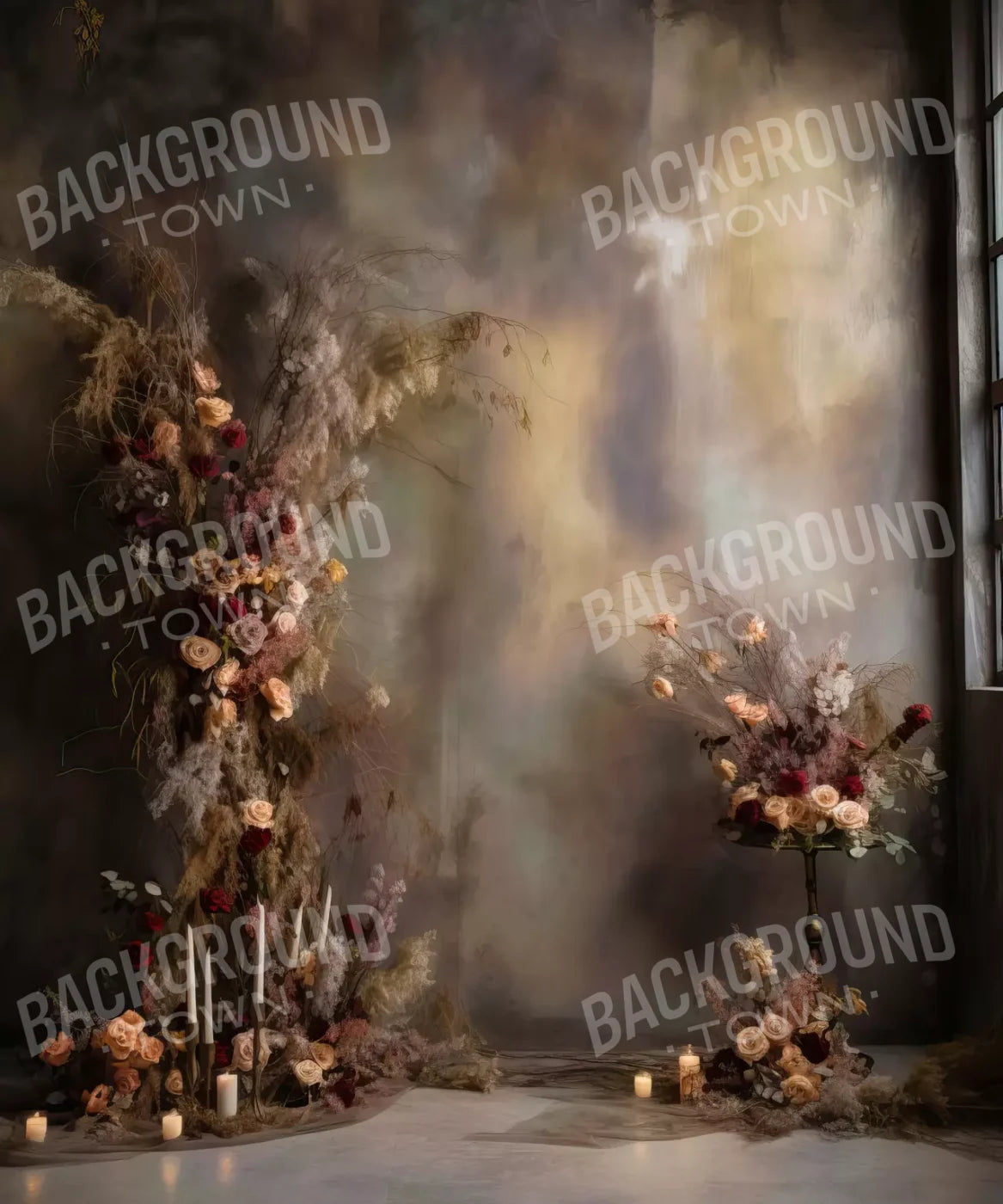 Gray Elegant Fine Art Backdrop for Photography