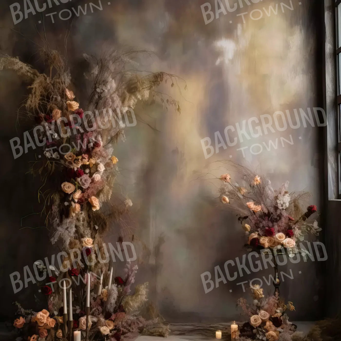 Cocoa Artistry Iv 8X8 Fleece ( 96 X Inch ) Backdrop