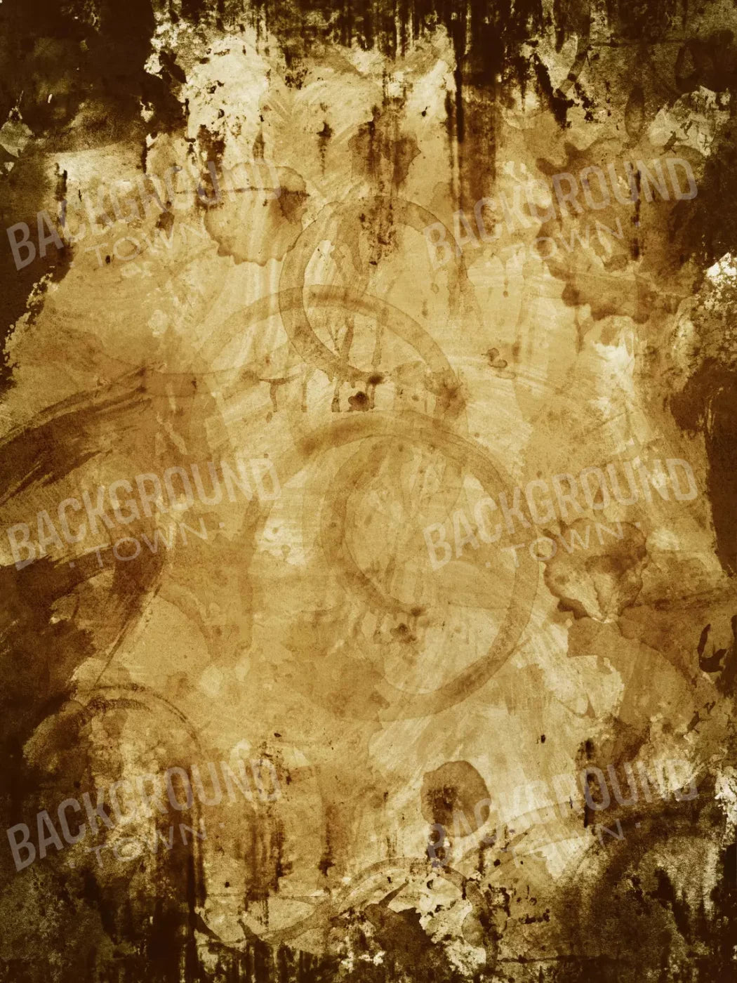 Coffeestains 5X68 Fleece ( 60 X 80 Inch ) Backdrop