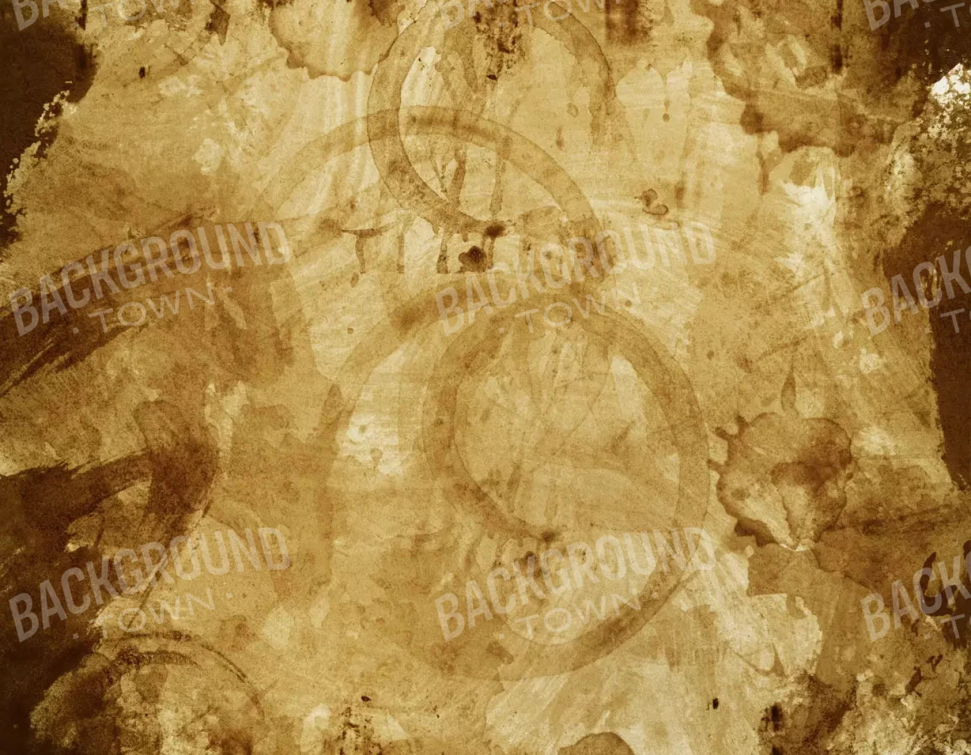 Coffeestains 8X6 Fleece ( 96 X 72 Inch ) Backdrop