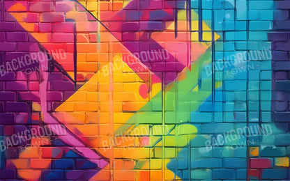 Color Bricks 2 16’X10’ Ultracloth (192 X 120 Inch) Backdrop