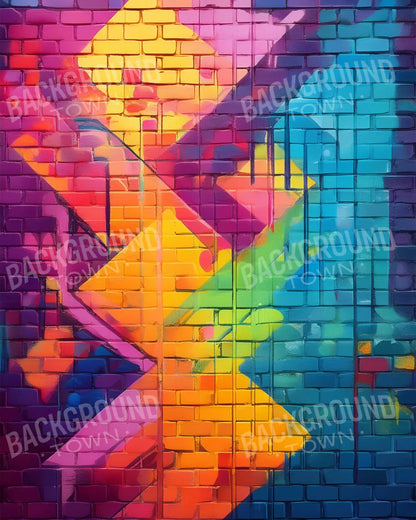 Color Bricks 2 8’X10’ Fleece (96 X 120 Inch) Backdrop