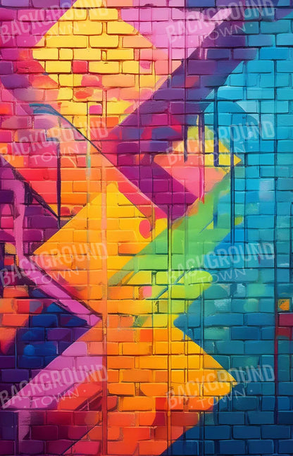 Color Bricks 2 9’X14’ Ultracloth (108 X 168 Inch) Backdrop