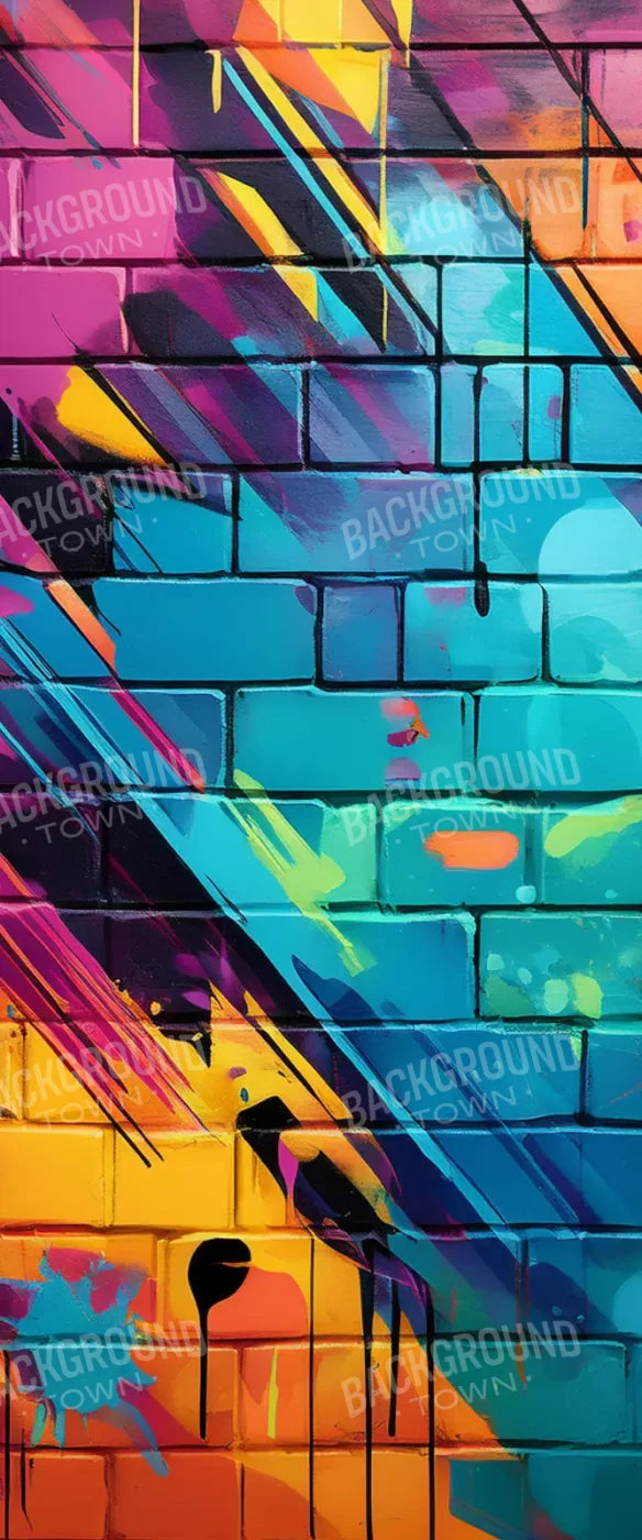 Color Bricks 3 5’X12’ Ultracloth For Westcott X-Drop (60 X 144 Inch) Backdrop