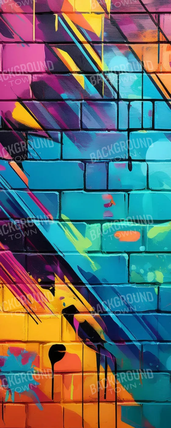 Color Bricks 3 8’X20’ Ultracloth (96 X 240 Inch) Backdrop