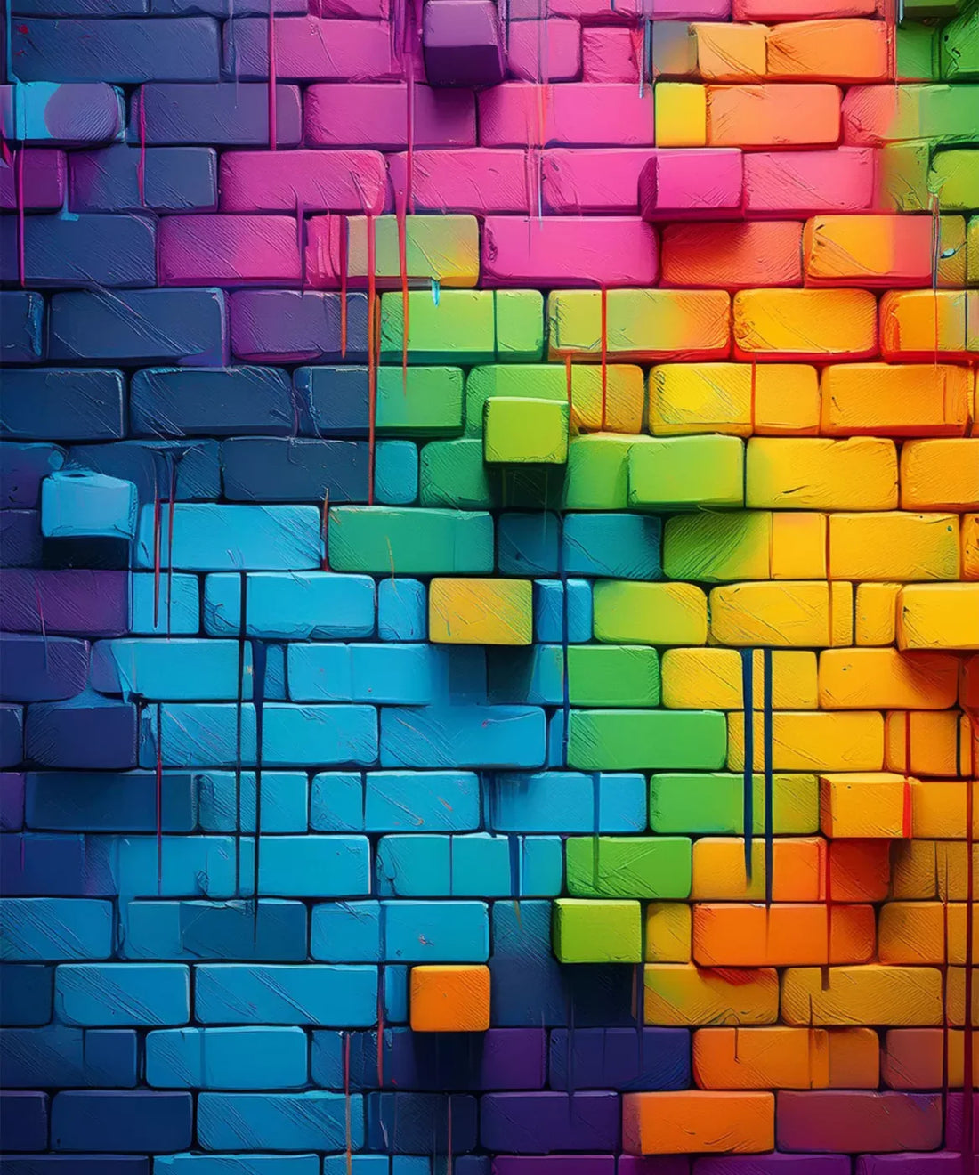Purple , Orange , Blue , Green  Backdrop for Photography
